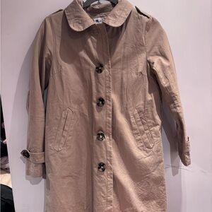 Y2K Women's Tan Trench Coat